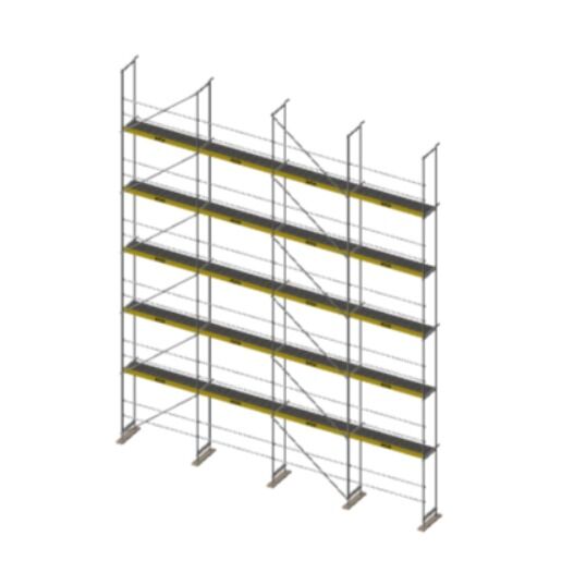 10 MT AÇIKLIK 12 MT YÜKSEKLİK H TİPİ İSKELE PAKETİ