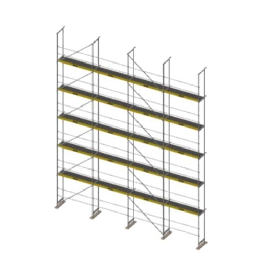 10 MT AÇIKLIK 12 MT YÜKSEKLİK H TİPİ İSKELE PAKETİ