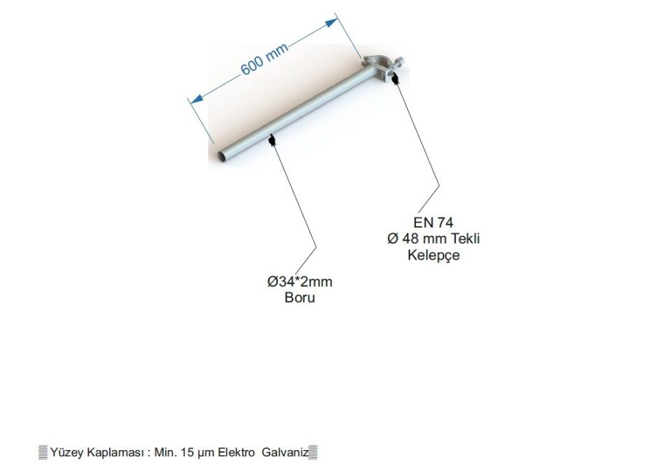 65 CM YAN GÜVENLİK BARİYERİ
