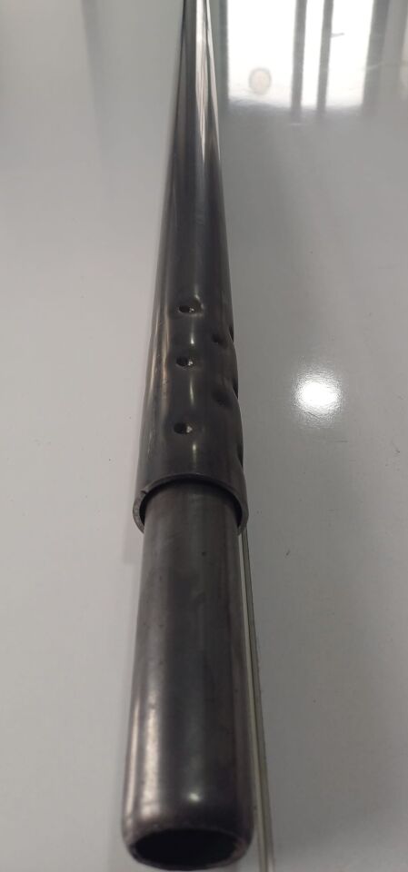 2MT 48x3mm NİPELLİ H TİPİ DİKME PANO AYAK BORUSU